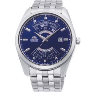 Orient Automatic Multi Year Calendar RA-BA0003L30B Herrenuhr Automatikuhr Edelstahl Silber Blau