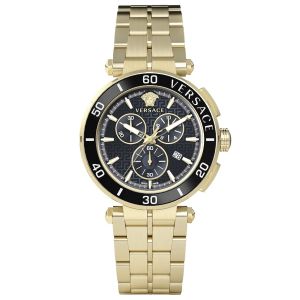 Versace Greca Chrono VE3L00522 Herrenuhr Edelstahl Gold