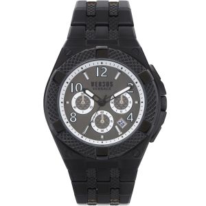 Versus Versace Esteve Chrono VSPEW0419 Herrenuhr Chronograph Edelstahl Schwarz